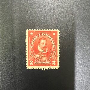 1911-1918 Chile Don Pedro De Valdivia Stamp